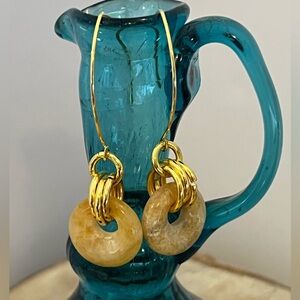 Quartz Dangle Earrings